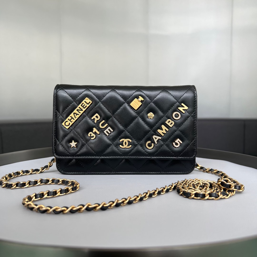 Chanel Wallet On Chain Lucky Charms, Luxury, Bags & Wallets on Carousell