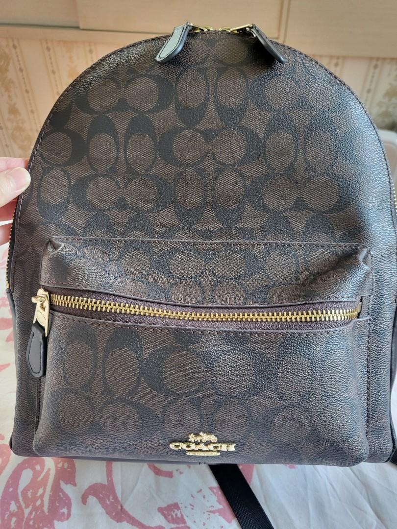 Medium charlie new arrivals backpack coach