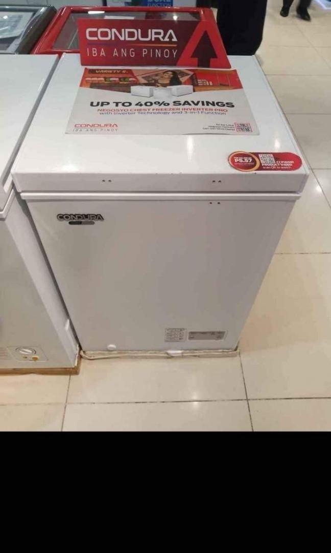 CONDURA CHEST FREEZER INVERTER with 3in1 function freezing fast