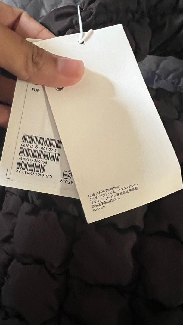 COS Quilted Oversized Shoulder Bag Dark Brown Jennie Black Pink Puffer