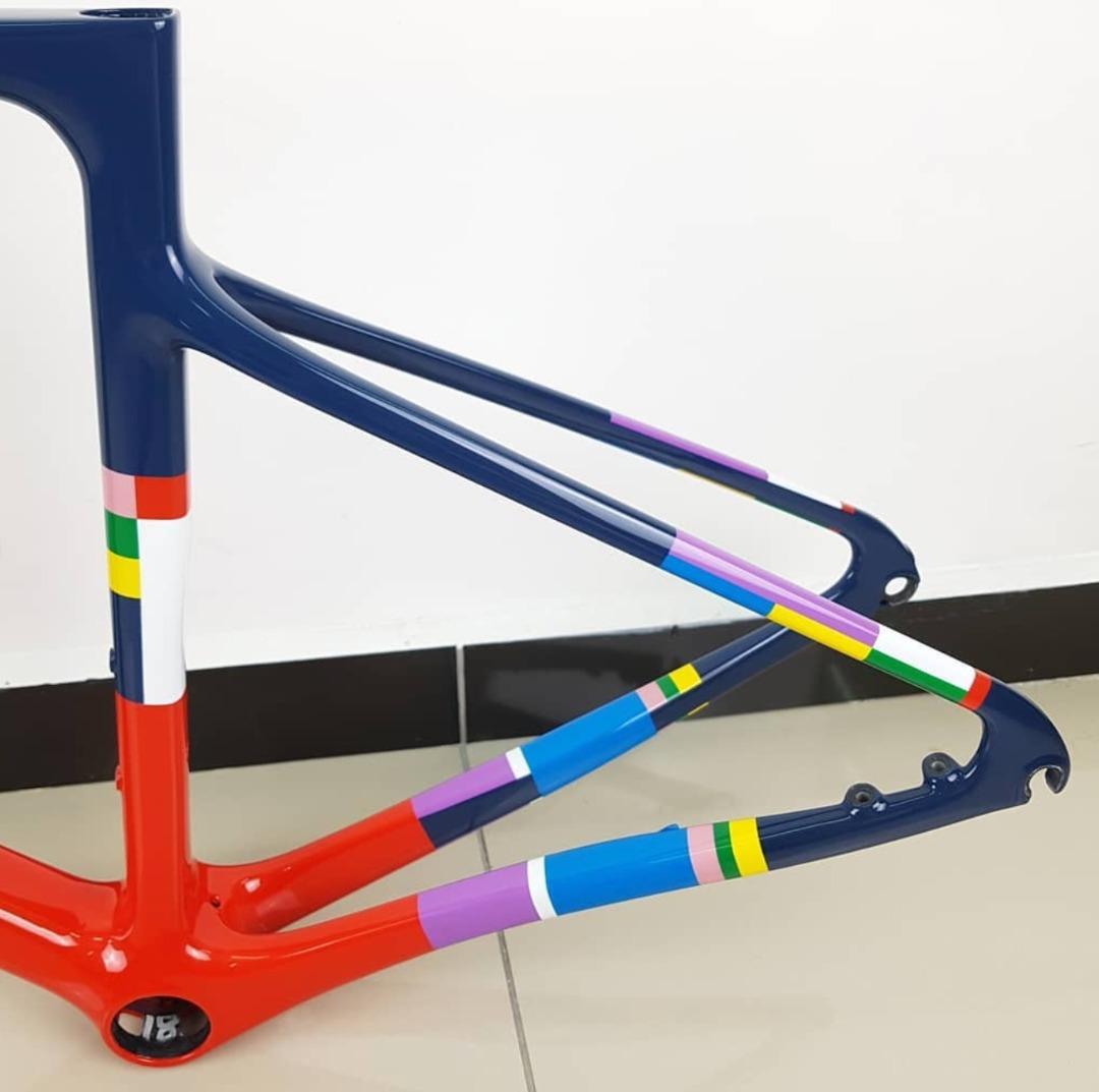 Custom airbrush roadbike moutainbike frame, Sports Equipment, Bicycles ...