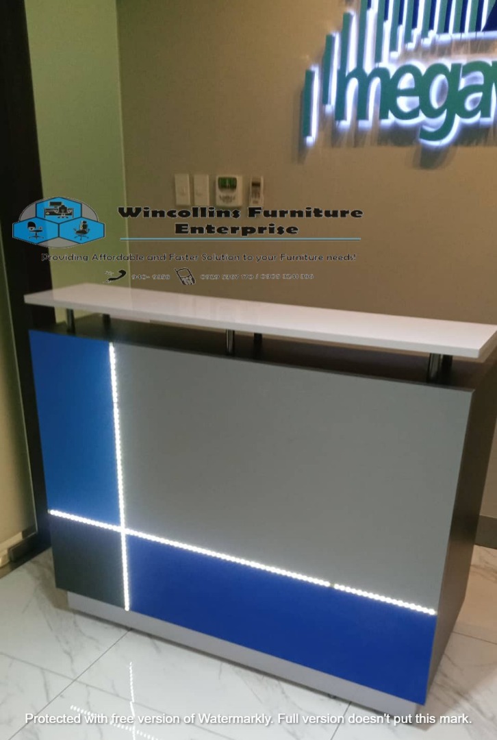 Customized Reception Desk Tables Home Office Furniture, Furniture ...