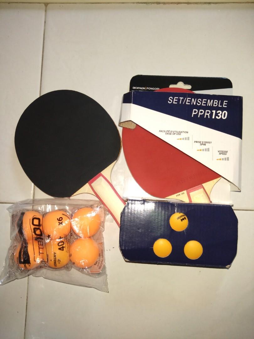 Decathlon table tennis rackets and balls, Sports Equipment, Sports