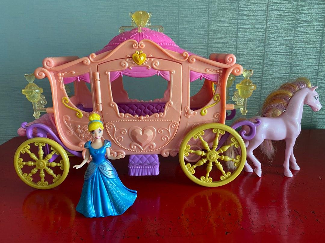Disney magic clip doll carriage and horse Hobbies Toys Toys