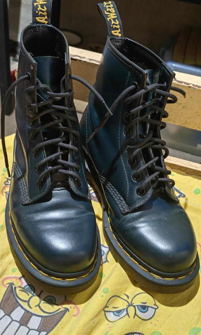 Dr. Martens 1460 Navy Blu Marin, Women's Fashion, Footwear, Boots on ...
