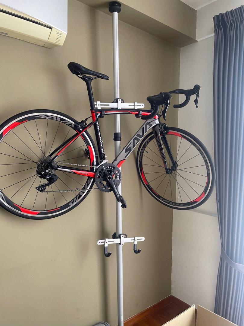 Dual Bicycle Tower Rack Sports Equipment Bicycles Parts Parts Accessories on Carousell