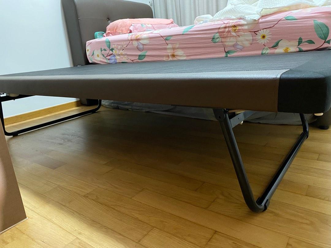 Dunlopillo Slid-In Bed Platform Collapsible With Wheels, Super Single ...
