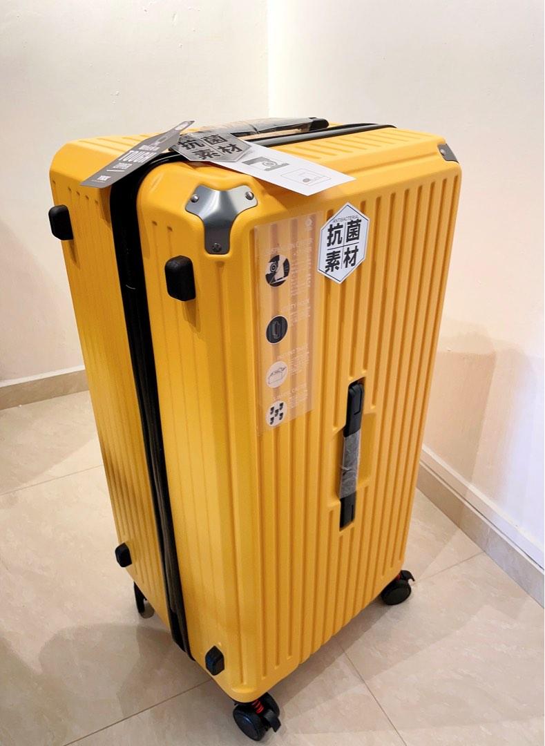Extra Large 34” Yellow TSA Lock Luggage, Hobbies & Toys, Travel, Luggage on Carousell