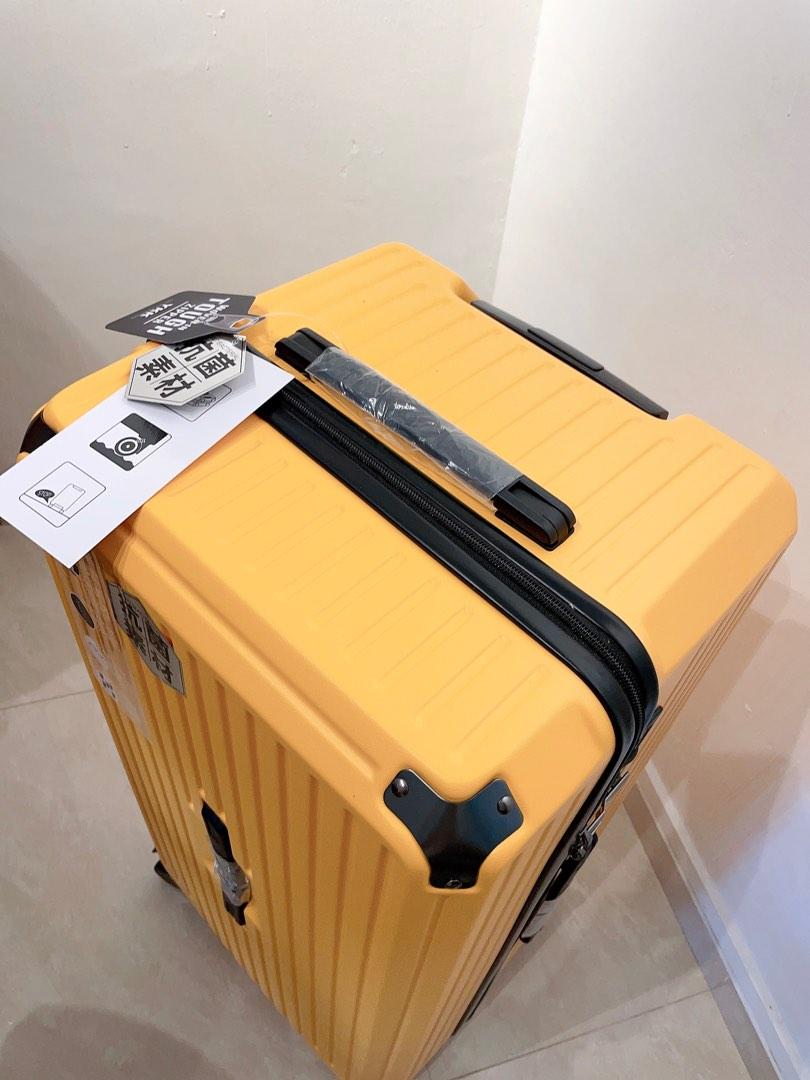 Extra Large 34” Yellow TSA Lock Luggage, Hobbies & Toys, Travel, Luggage on Carousell