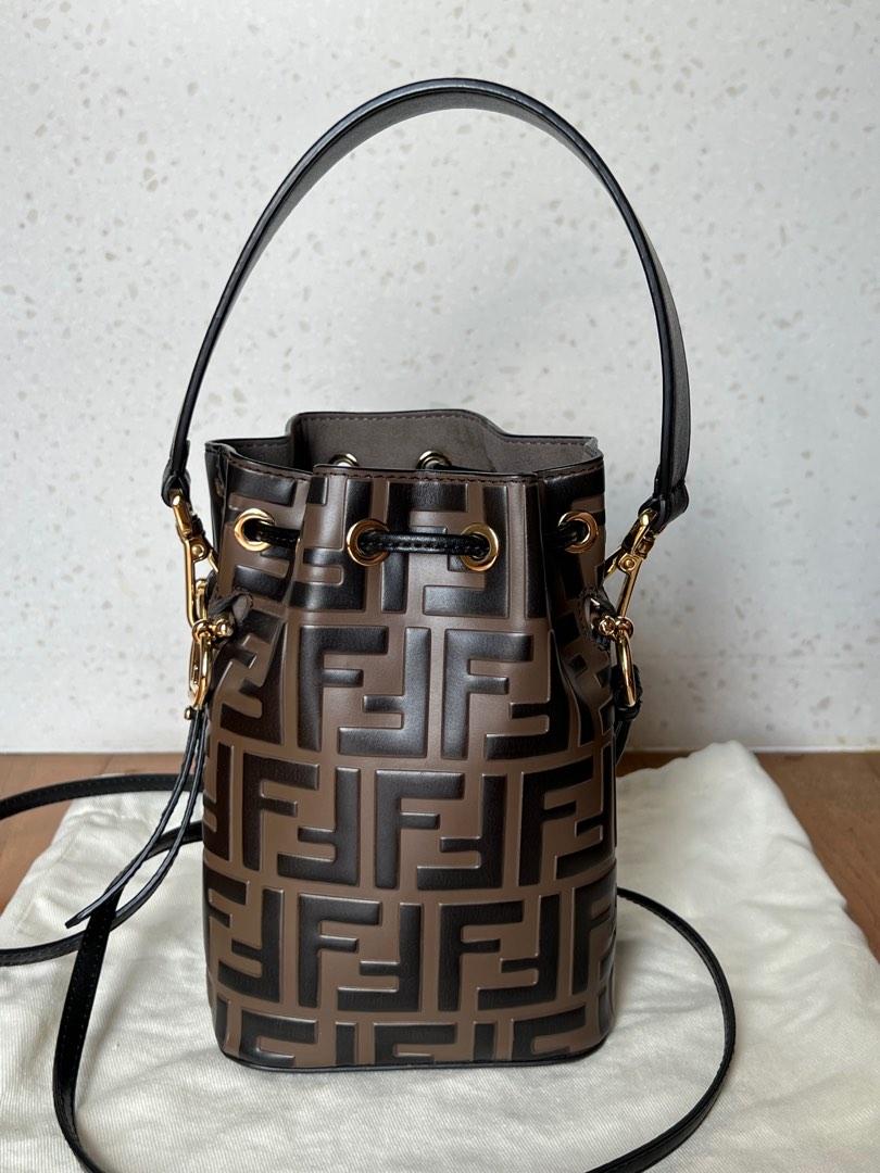 Fendi mini bucket online bag monogram