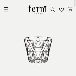 Fern Living Wire Basket Tables with Top