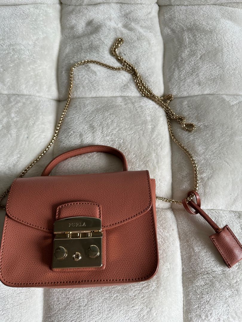 Furla metropolis top handle crossbody bag, Women's Fashion, Bags