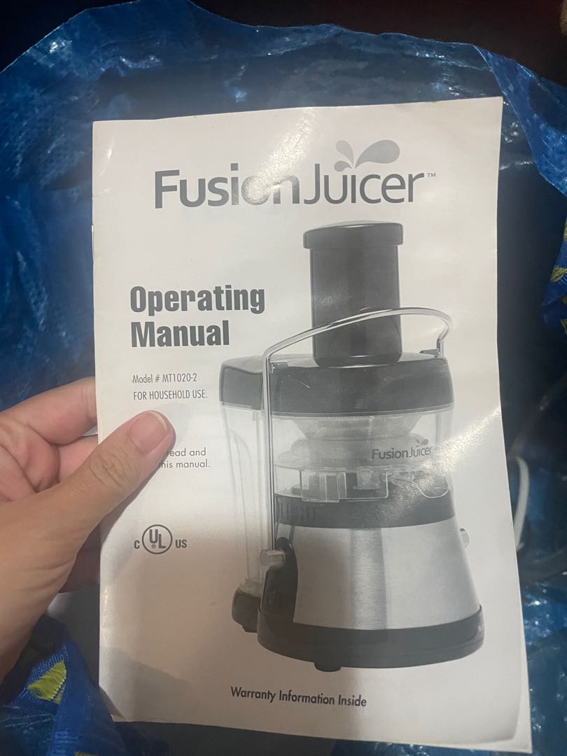 Fusion Juicer, TV & Home Appliances, Kitchen Appliances, Juicers