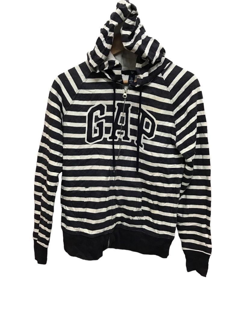 GAP Striped Hoodie Men s Fashion Tops Sets Hoodies on Carousell