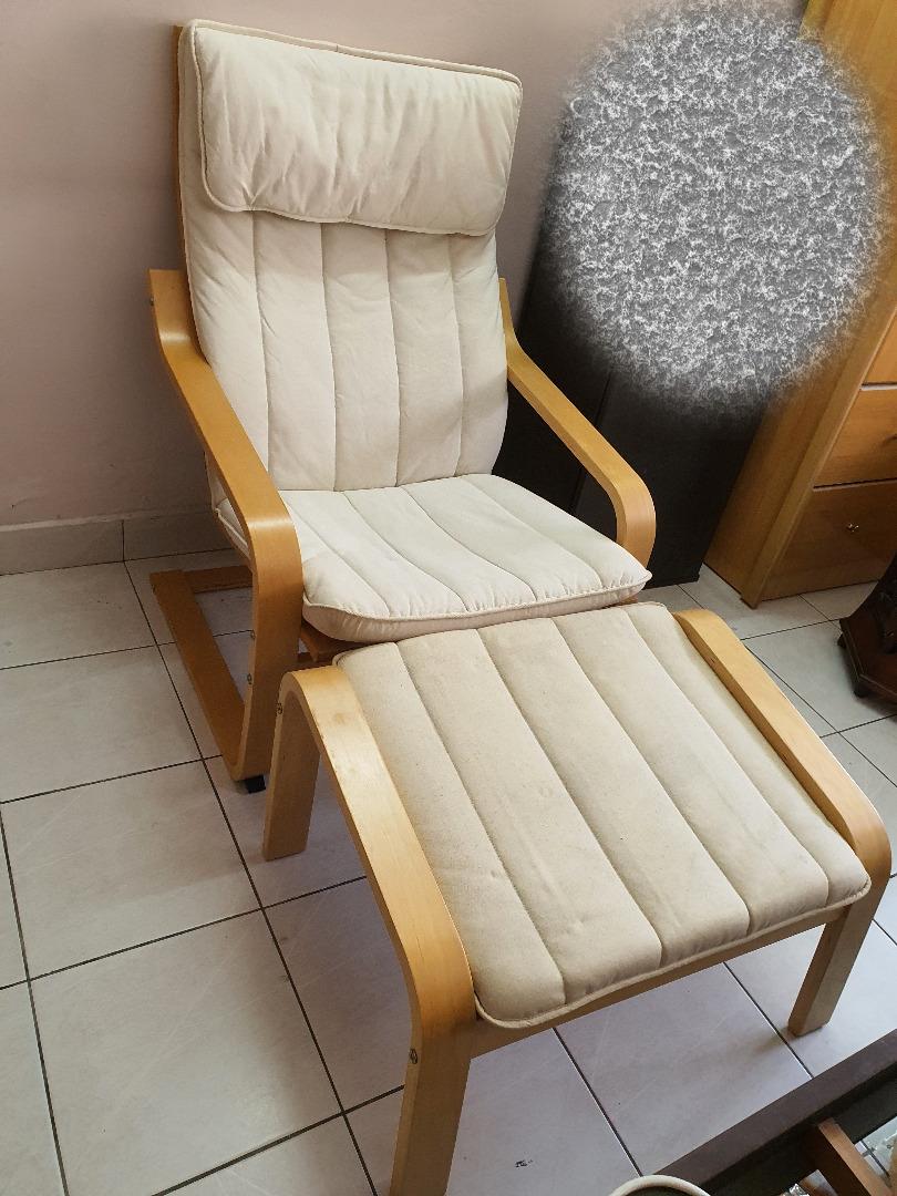 Armchair and footstool sale sales