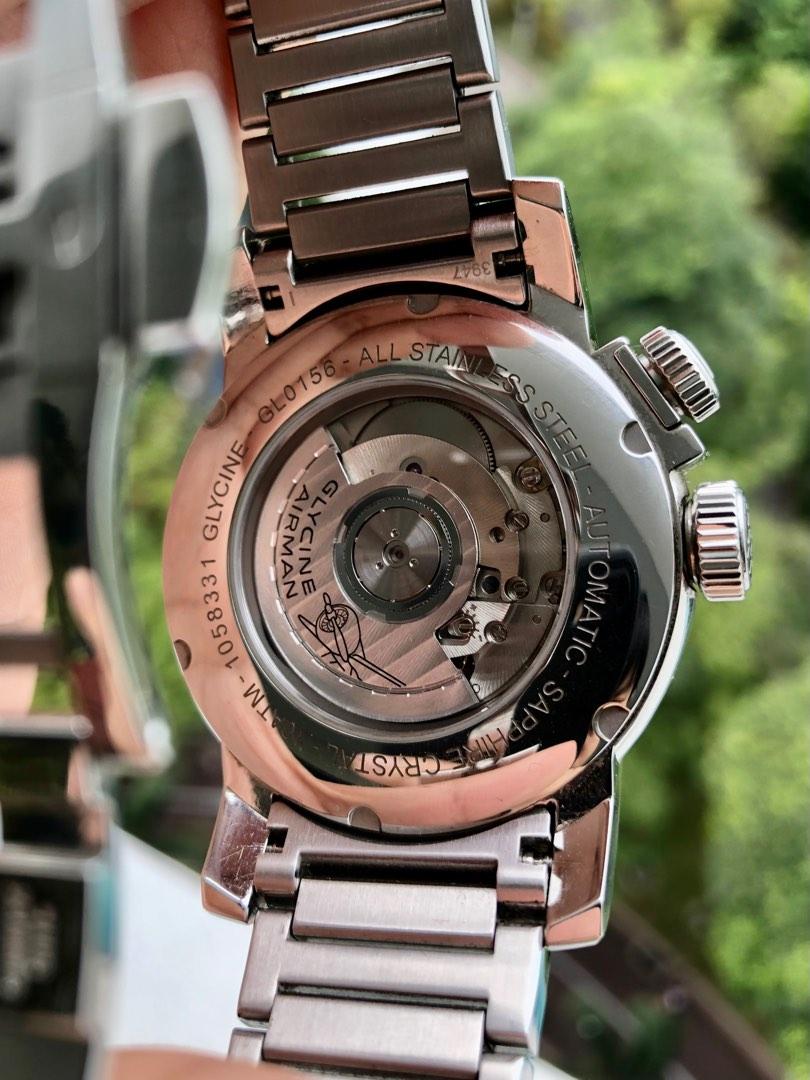 Glycine airman airfighter cheap skeleton automatic watch