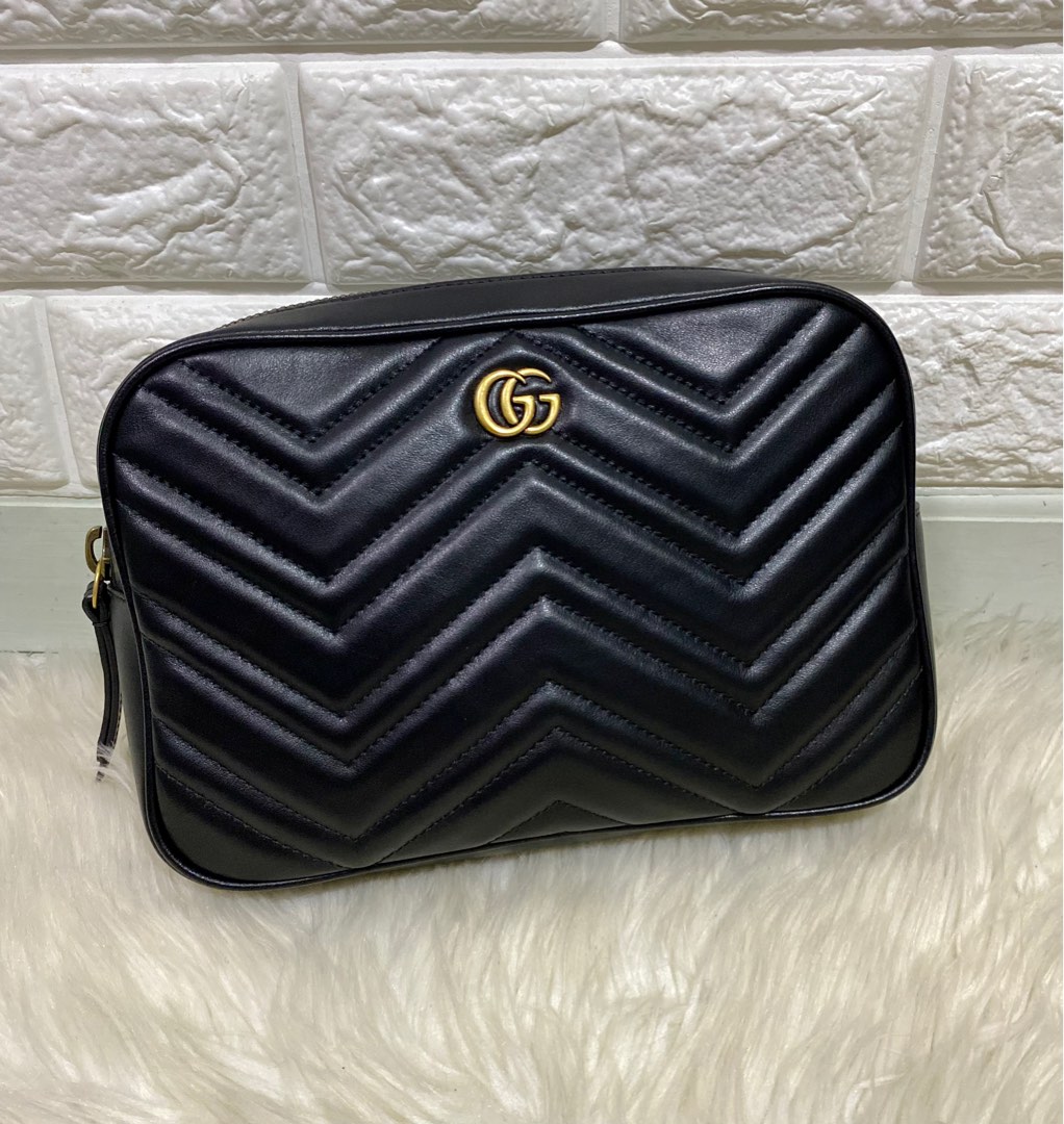 Gucci gg marmont black discount