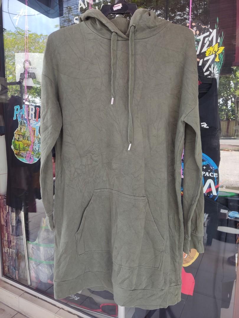 H and m hoodie dress hotsell
