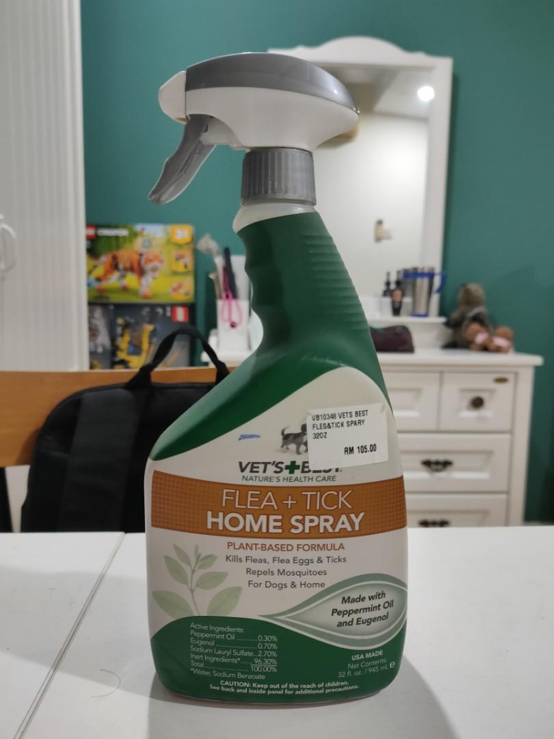 High Quality Flea + Tick Home Spray, Pet Supplies, Health ...