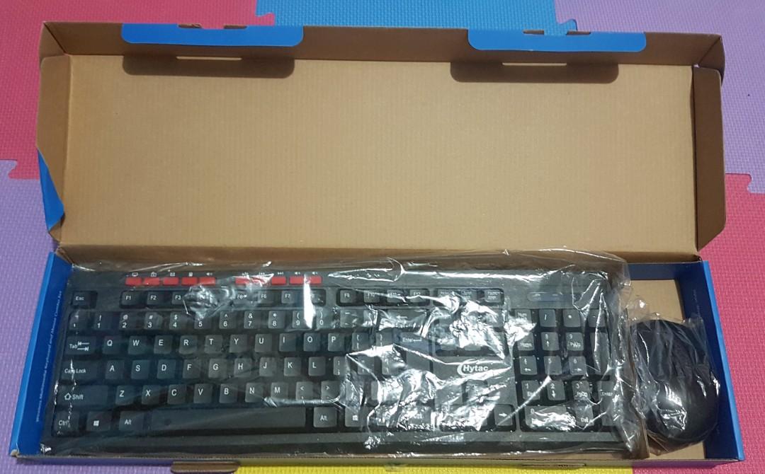 Hytac Wireless Keyboard & Mouse Set, Computers & Tech, Parts
