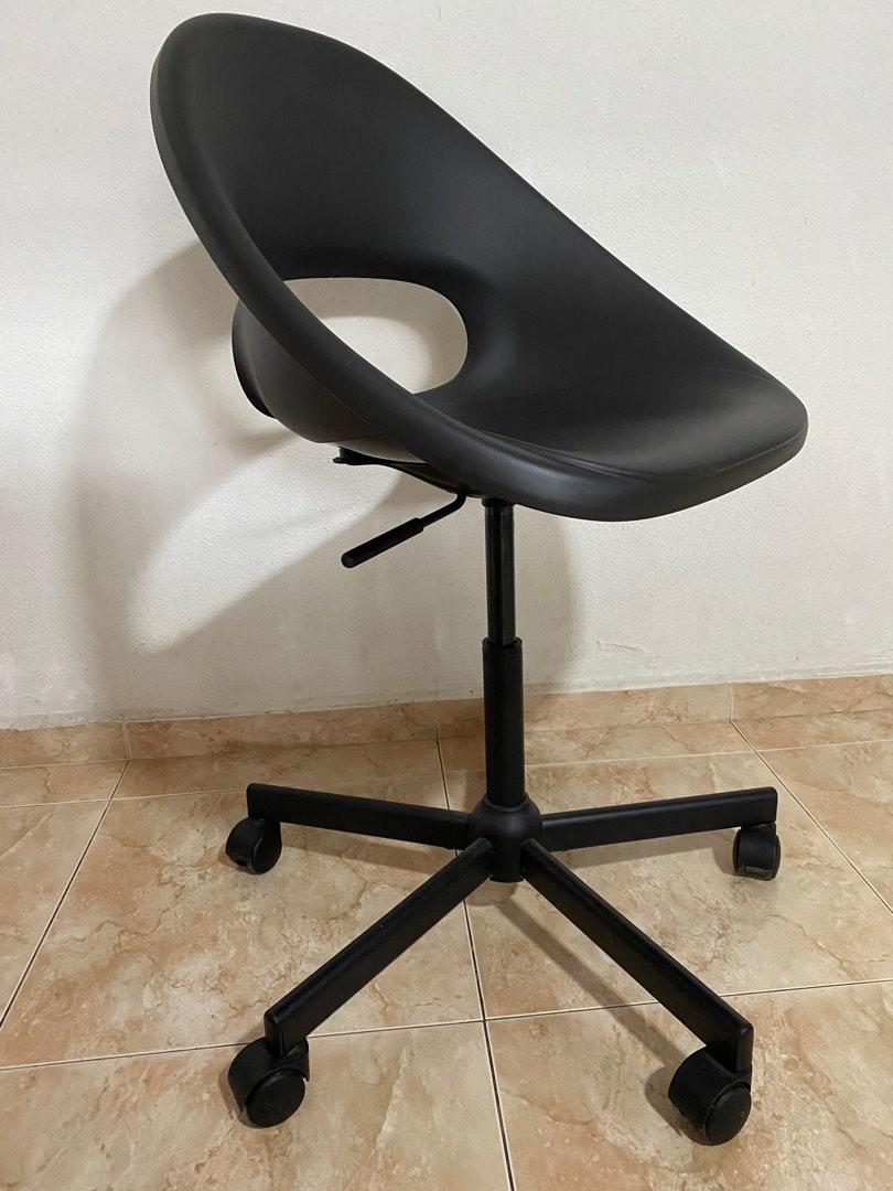 ELDBERGET / MALSKÄR Swivel chair, beige/black - IKEA CA