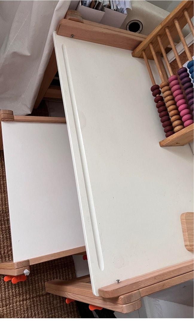 Ikea Flisat Table and Bench (Seldom Use), Babies & Kids, Baby Nursery