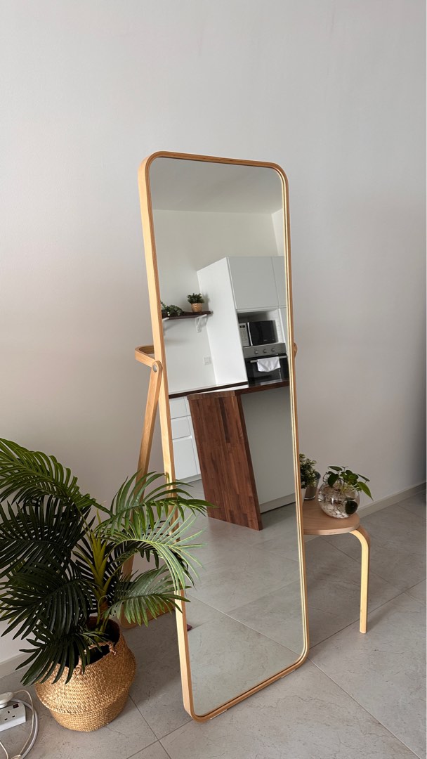 IKEA IKORNNES Standing mirror, Furniture & Home Living, Home Decor