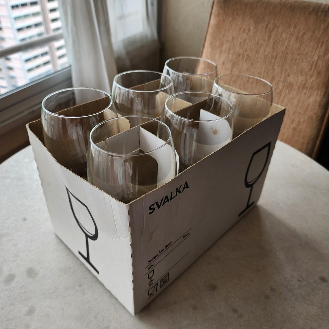 Ikea Wine Glasses, Furniture & Home Living, Kitchenware & Tableware