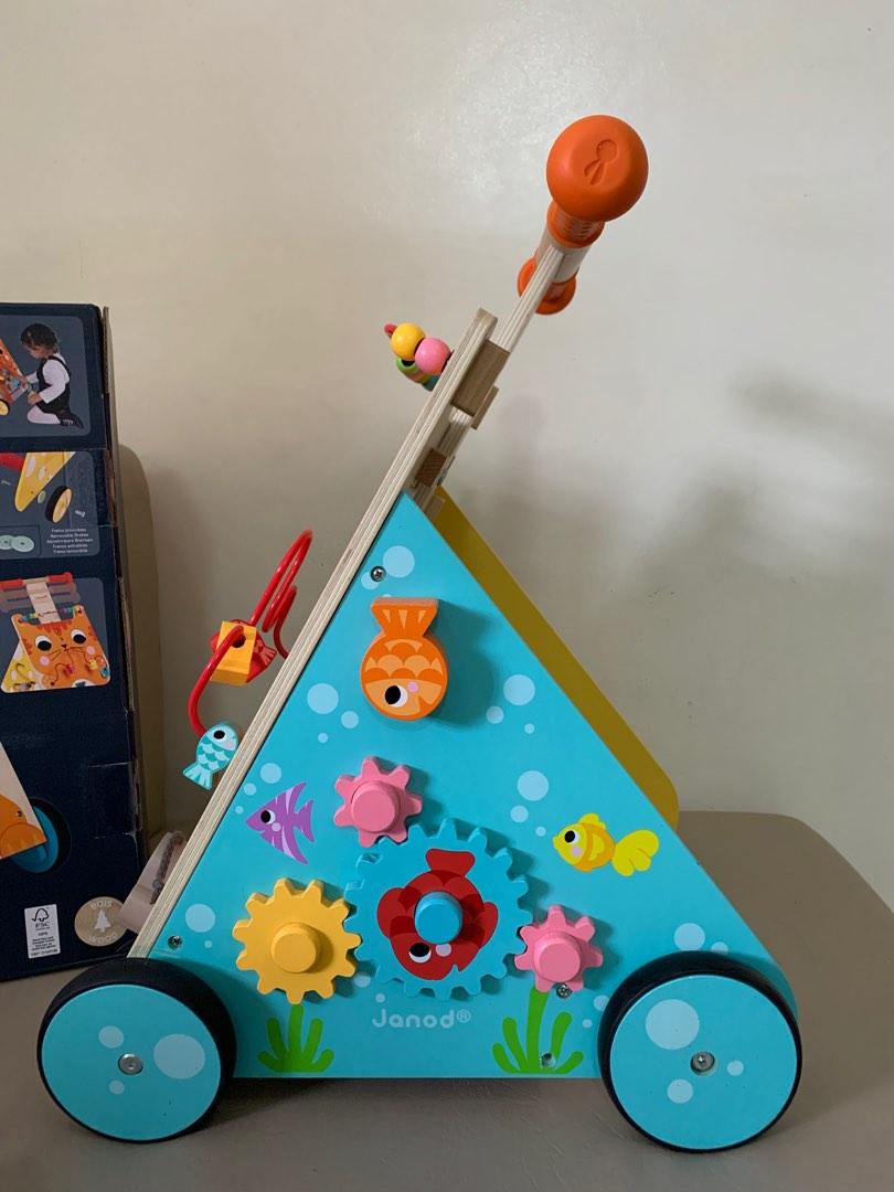 Janod activity push walker, Babies & Kids, Infant Playtime on Carousell