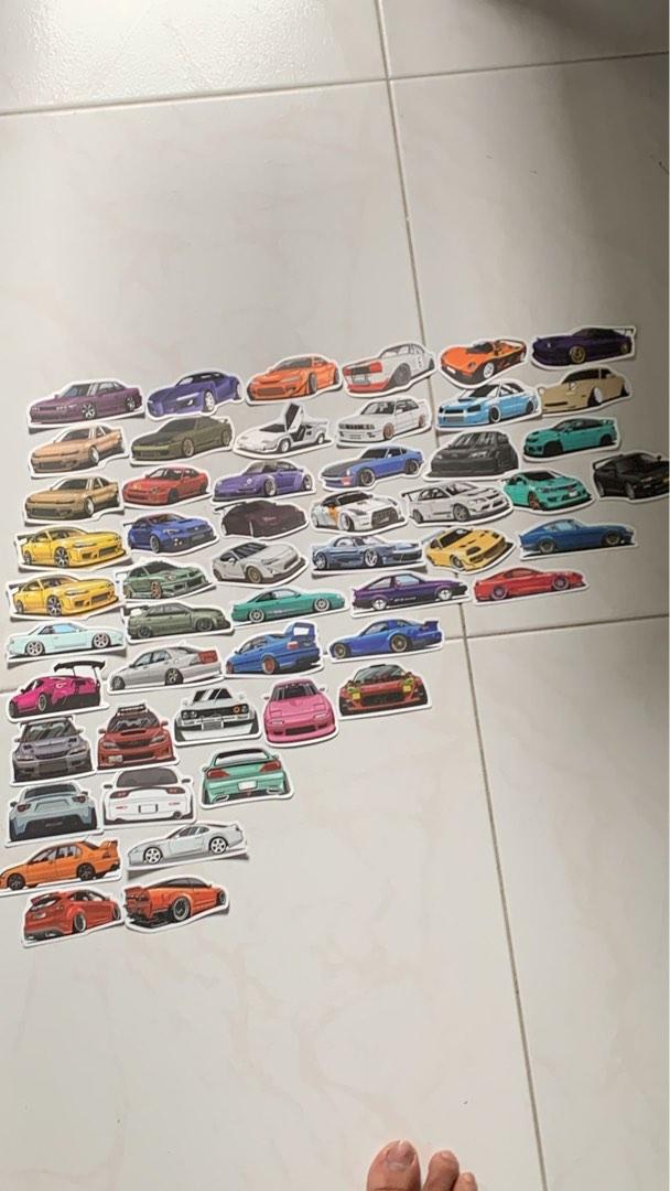 JDM stickers, Hobbies & Toys, Memorabilia & Collectibles, Stamps & Prints on Carousell