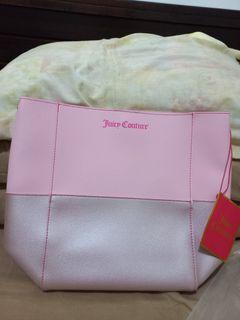 Juicy Couture Champagne Metallic Tote Bag