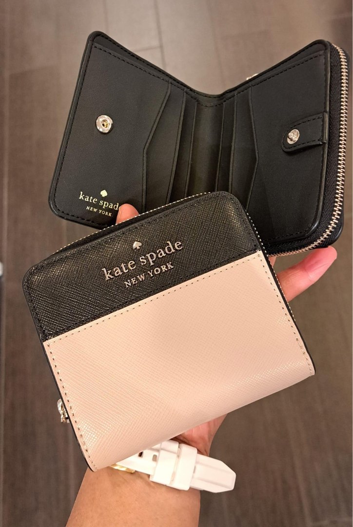 Kate Spade Staci zip around bifold wallet, Women's Fashion, Bags