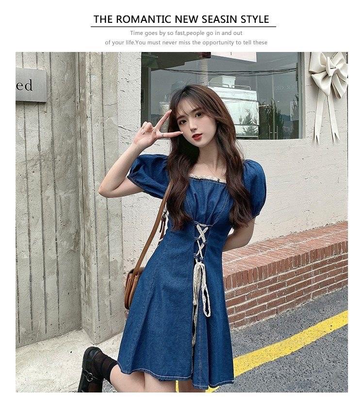 Korean blue deals dress