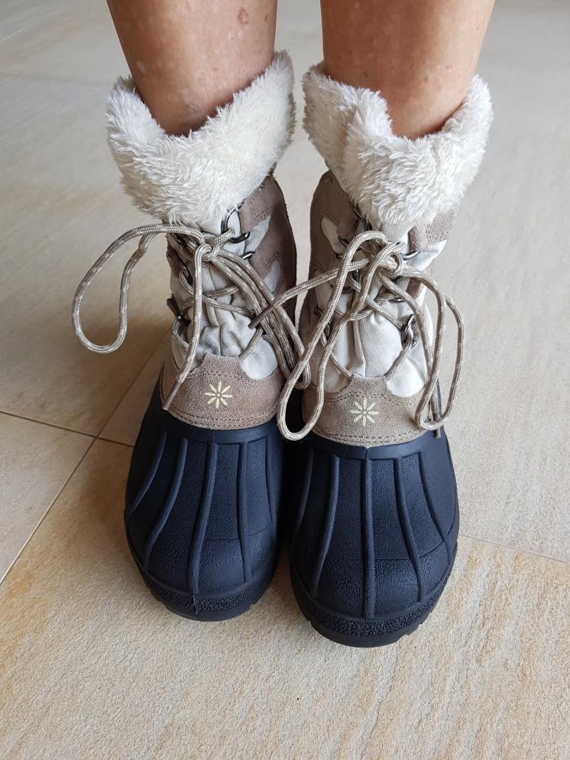 Ladies furry cheap boots uk