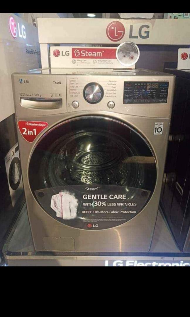 LG FRONT LOAD WASHER AND DRYER, TV & Home Appliances, Washing Machines