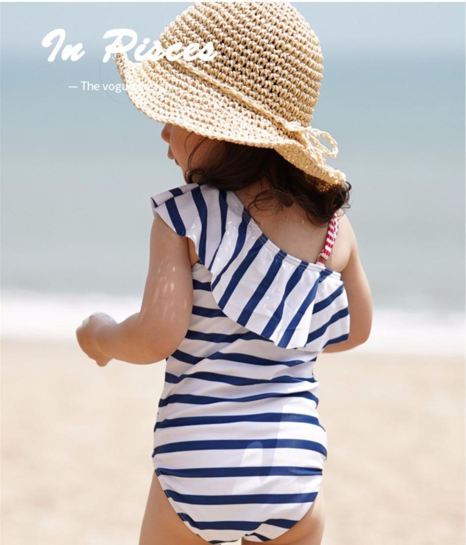 Baby girl ruffle swimsuit best sale
