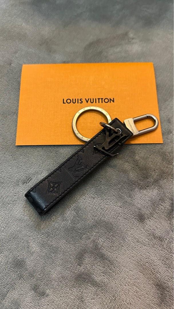 LOUIS VUITTON Calfskin Shape Dragonne Bag Charm Key Holder 804986