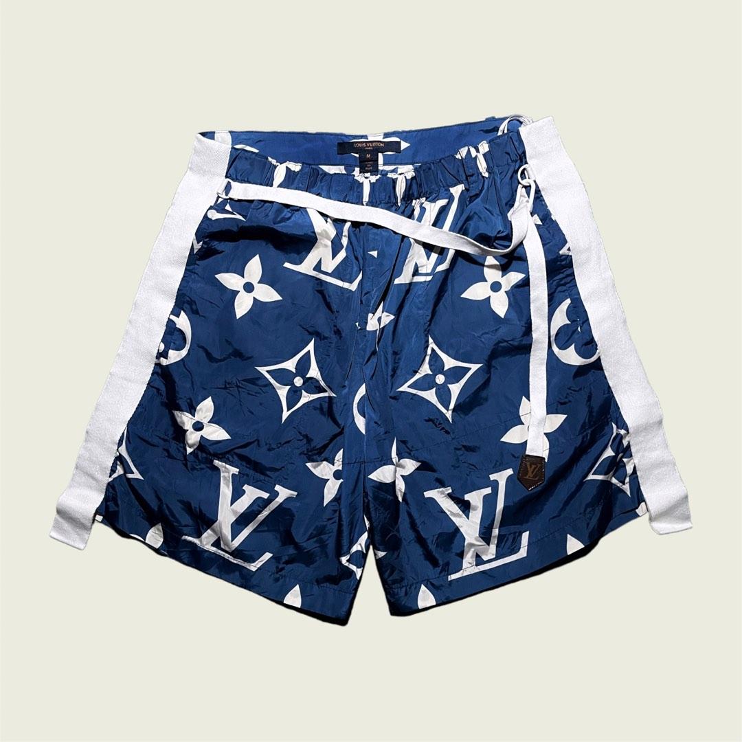 Sell Louis Vuitton Watercolor Monogram Swim Shorts - Blue/White