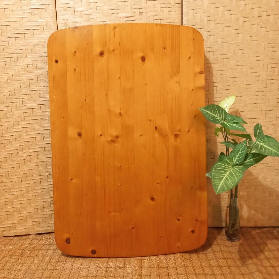 Low Japanese dining table solid wood folding center table farmhouse