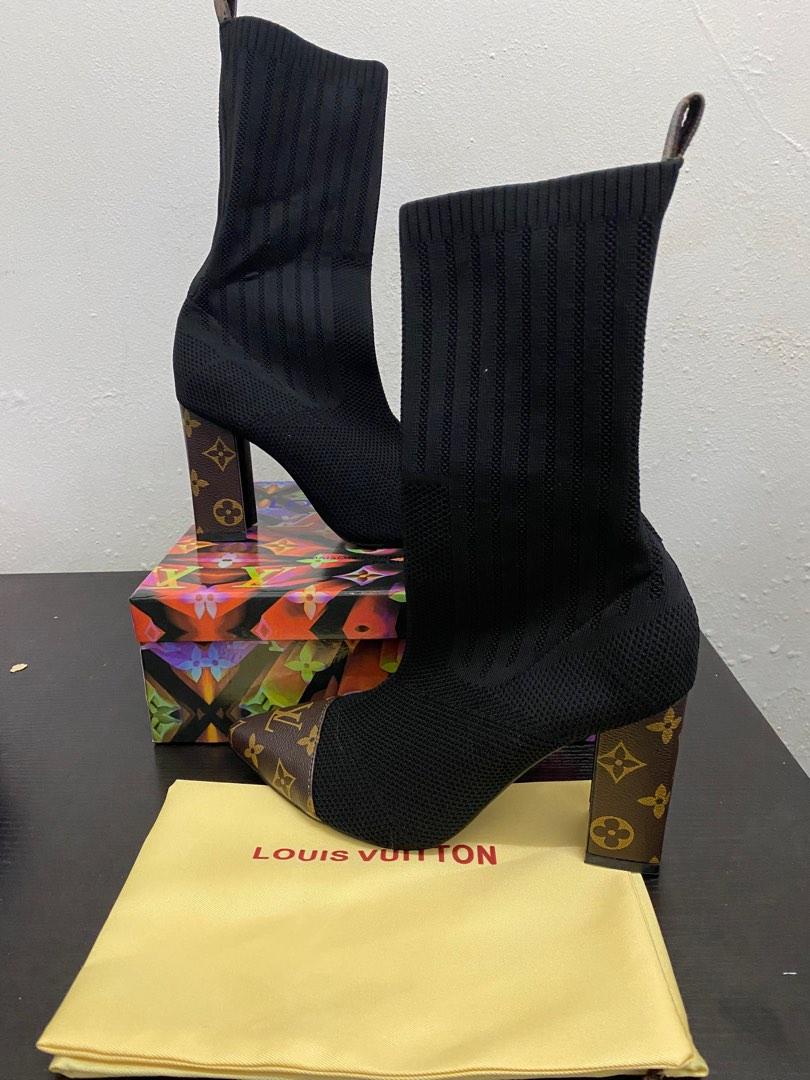 Louis Vuitton Boots Fabric Women s Fashion Footwear Boots on