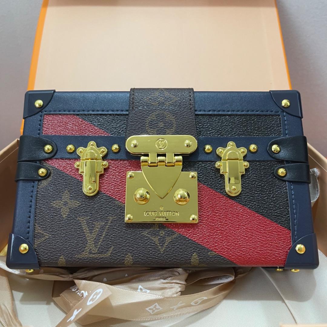 LV Petite Malle Reverse Monogram , Luxury, Bags & Wallets on Carousell