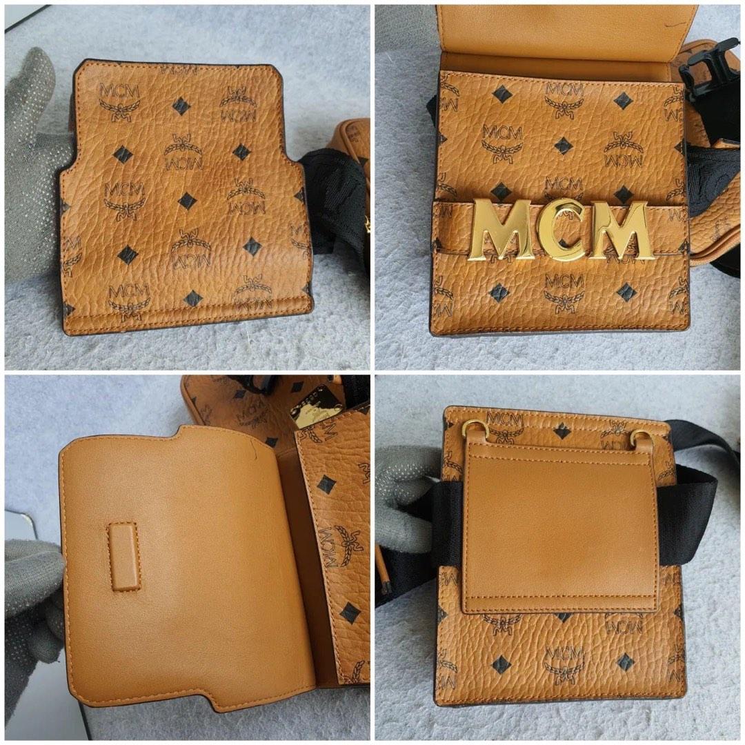 Mcm double logo belt bag sales