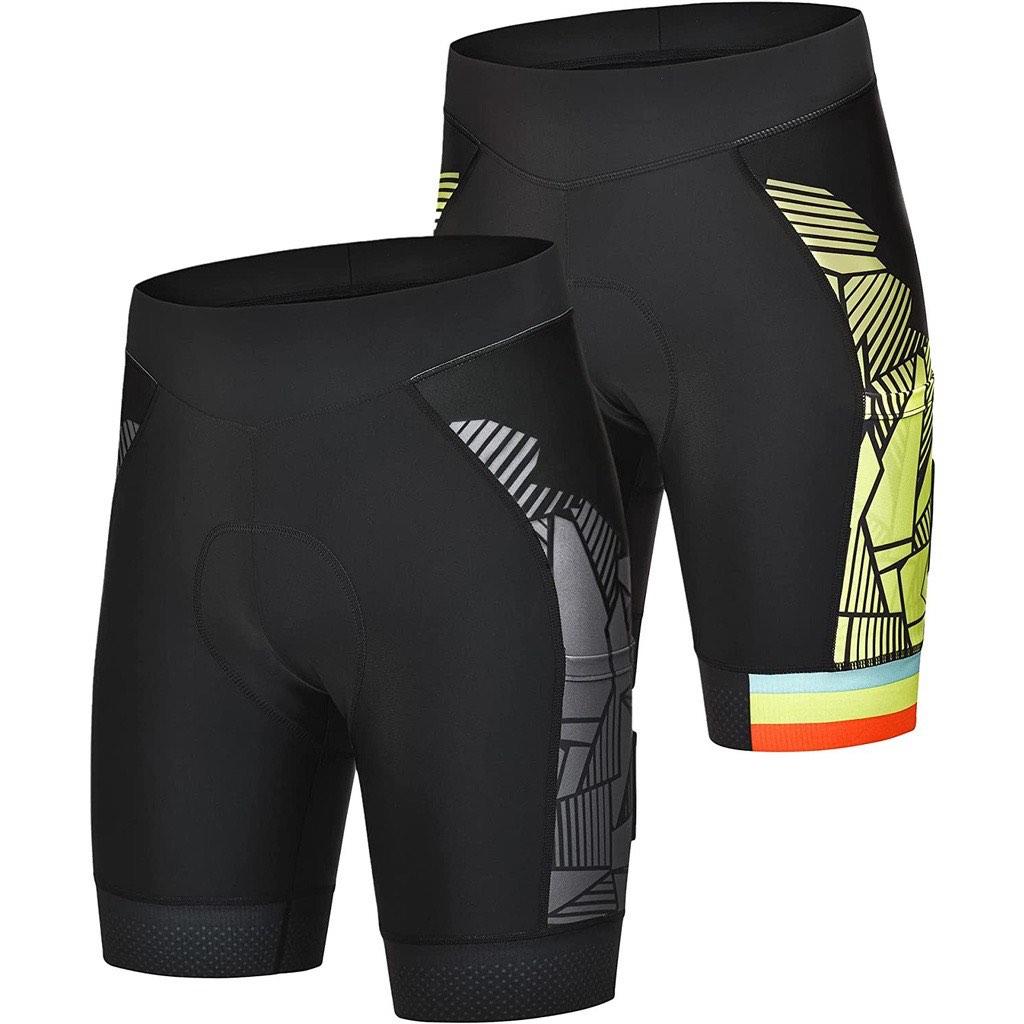 Men s Padded Cycling Shorts with 2 Pockets 20D Padding Cycling