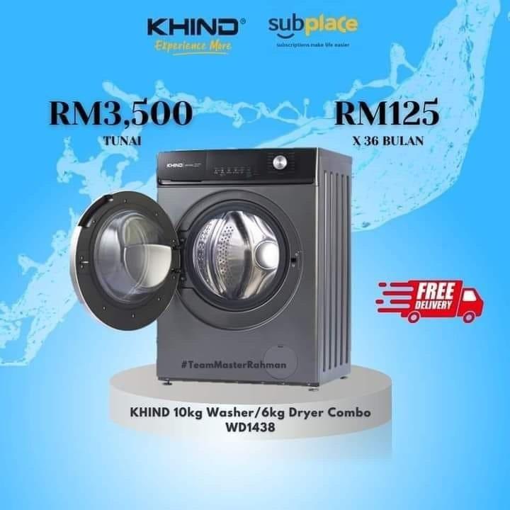 MESIN WASHER DRYER VIRAL GUYS RM 125 FREE SHIPPING ️ ️, TV & Home