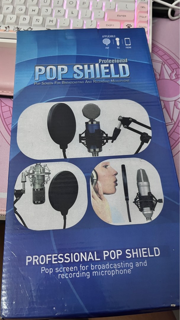 Microphone shield, Computers & Tech, Parts & Accessories, Other