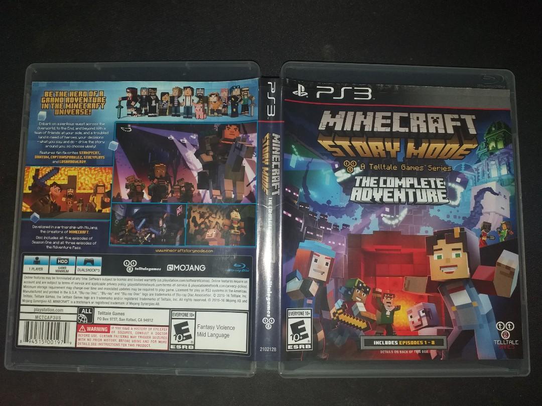 Minecraft: Story Mode - The Complete Adventure PS3 (Seminovo