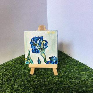 Mini painting (inspired from Van Gogh flowers)