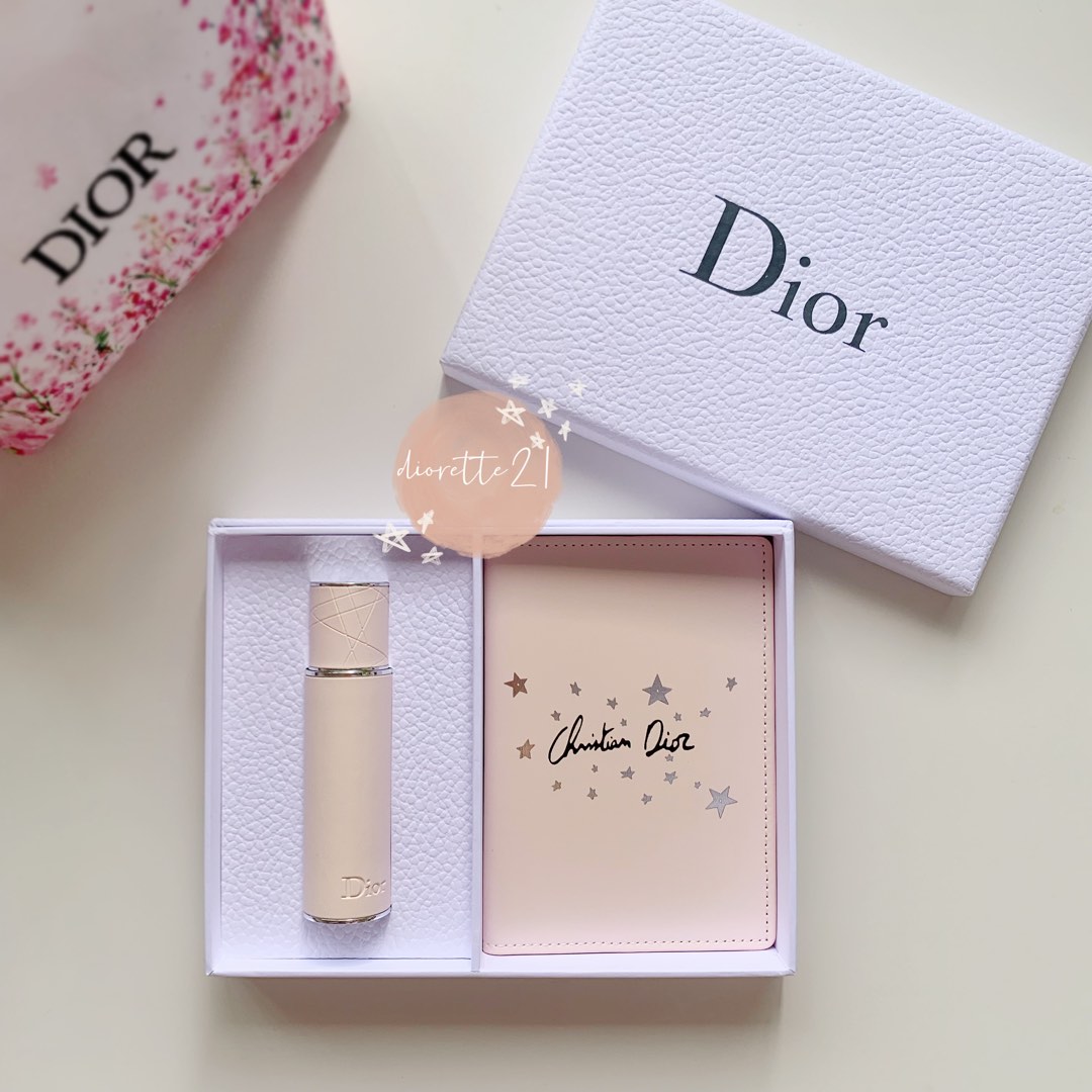 Miss Dior Refillable Travel Spray & Exclusive Passport Holder, Beauty