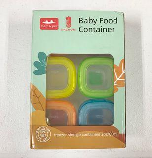 Mom & Pea Baby Food Storage, Food Storage Cube Container, Baby Food Blocks Cotainer