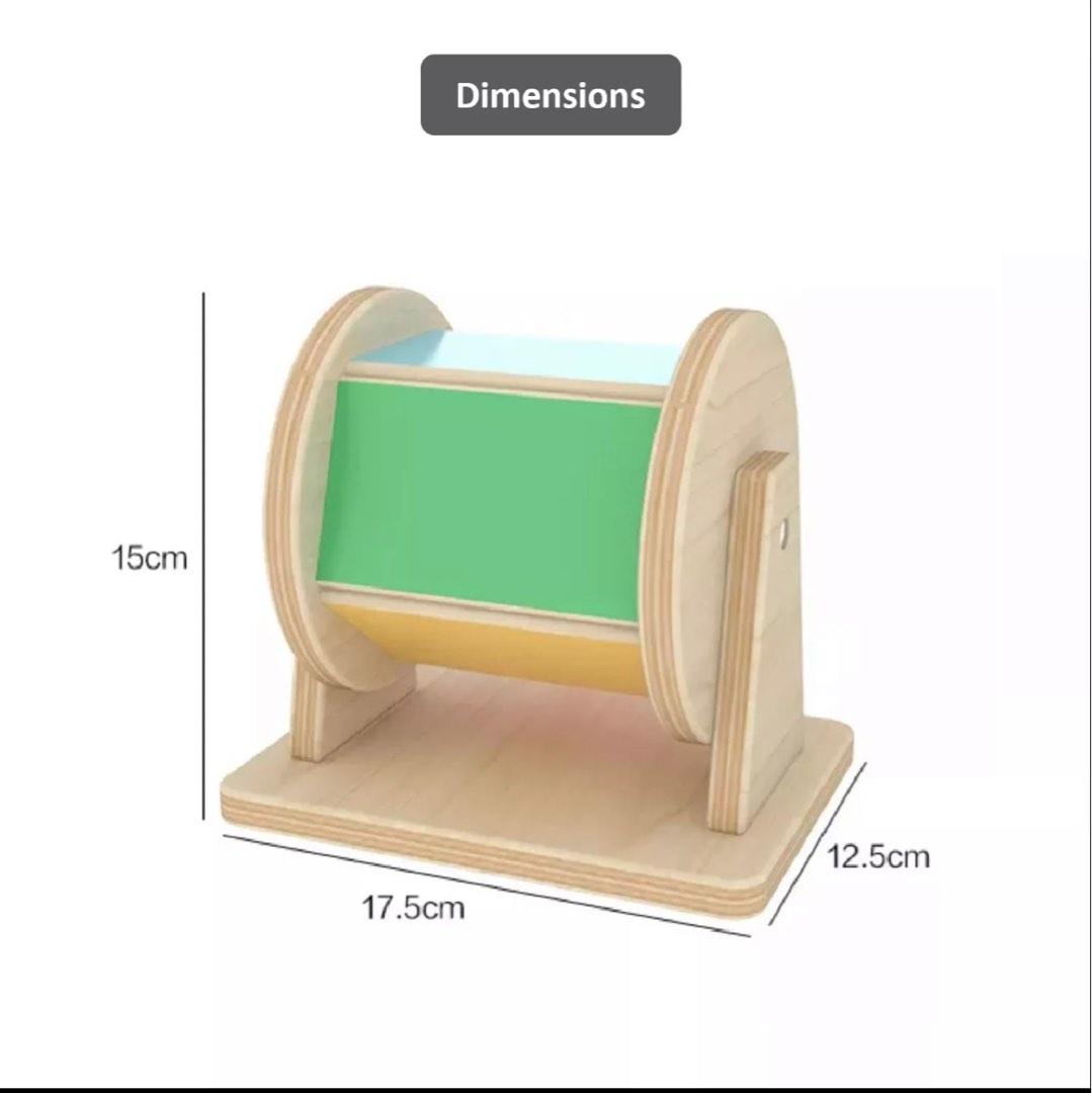 PERFECT FOR YOUR LITTLE ONE: Our rainbow spinning drum 🌈 is a great choice for montessori toys 6 months and up. Giving your child something meaningful that can also be memorable to